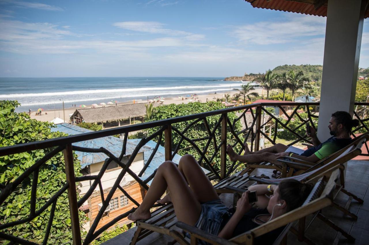 Esperanto Bed & Breakfast Surf Hostel Montanita Ngoại thất bức ảnh